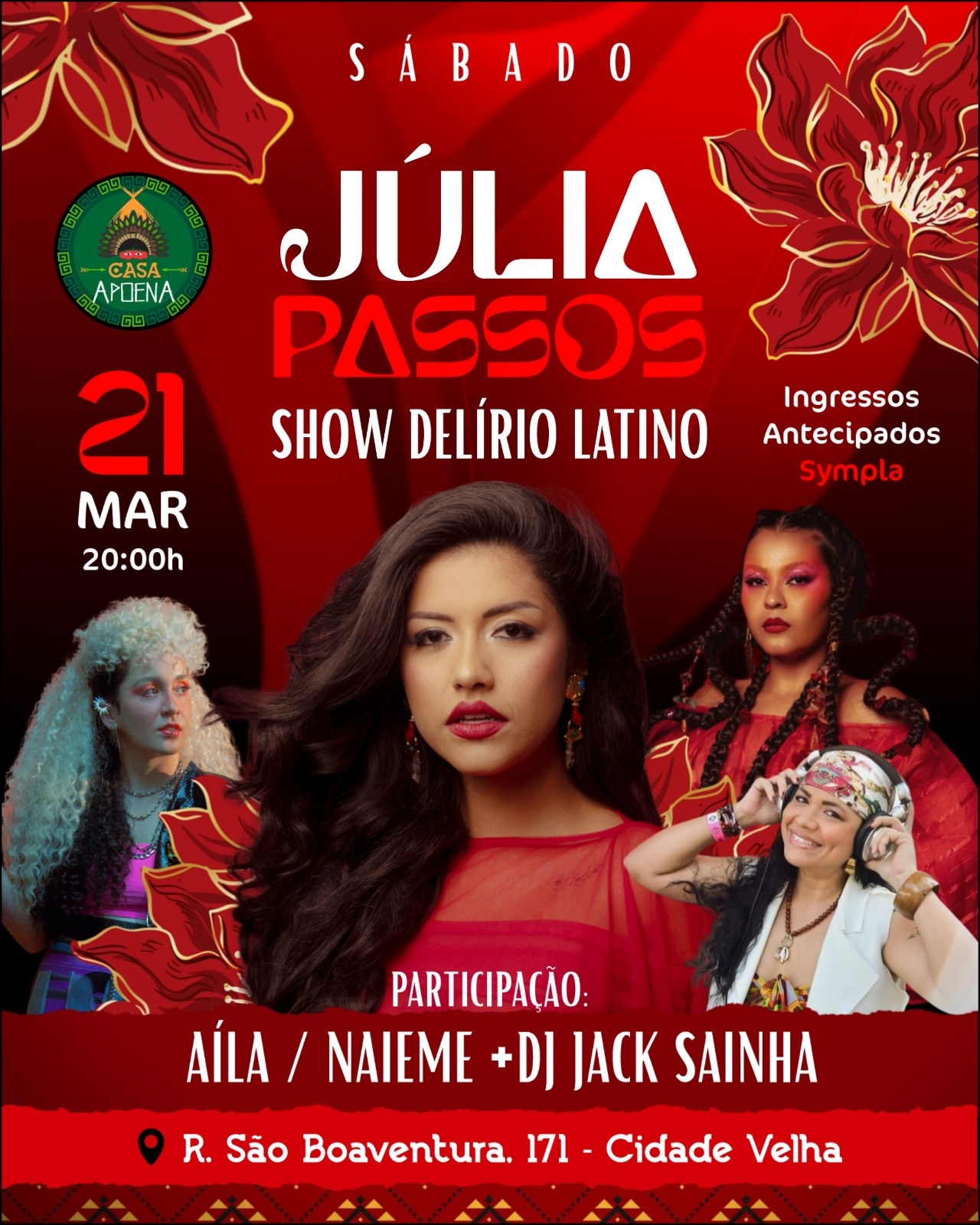 Júlia Passos Apresenta Delírio Latino - Belém, PA