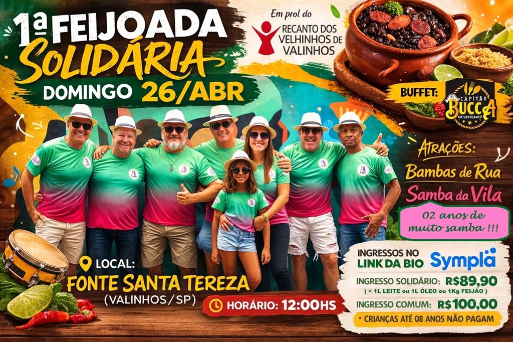 Feijoada solidária do Samba da Vila ( 02 anos de muito samba !!! ) - Valinhos, SP