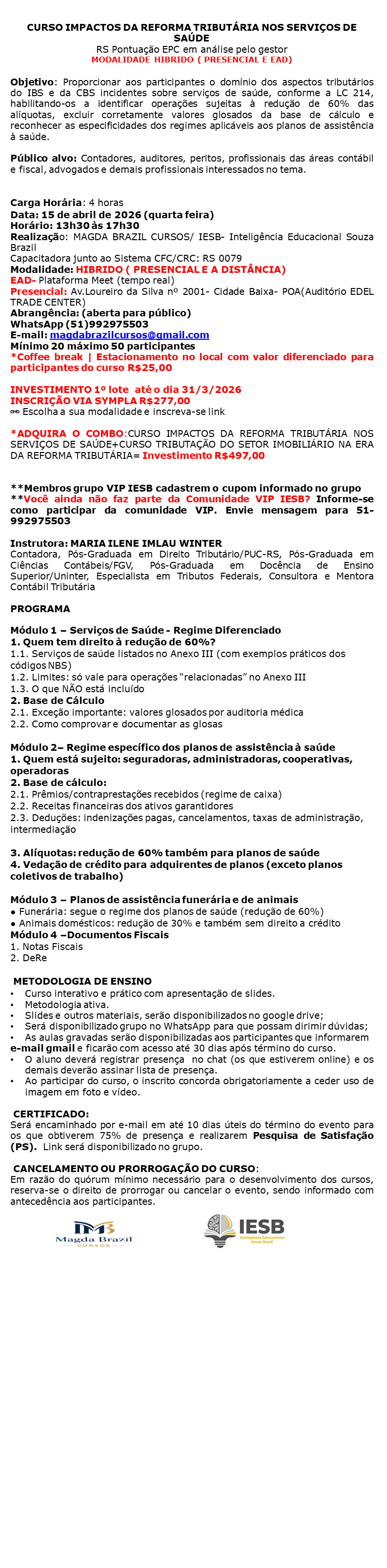 Imagem 1 da descrição do evento