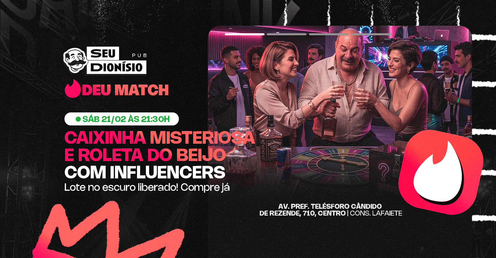 DEU MATCH - SEGUNDA EDIÇÃO - Conselheiro Lafaiete, MG