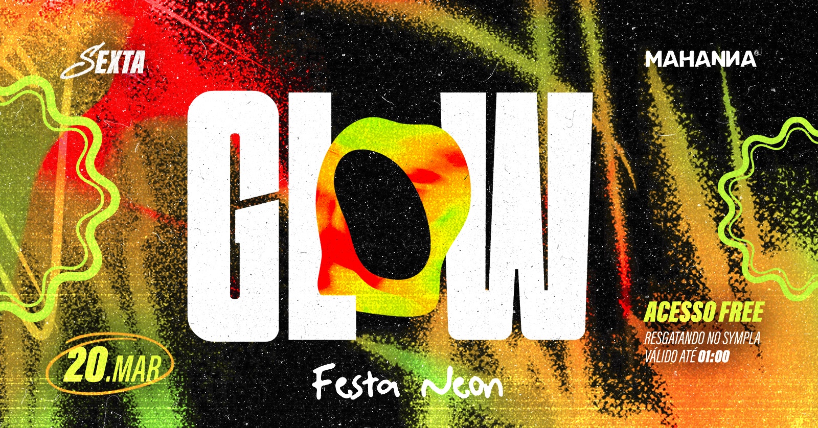 GLOW | FESTA NEON | PROMOS NO BAR* - Passo Fundo, RS