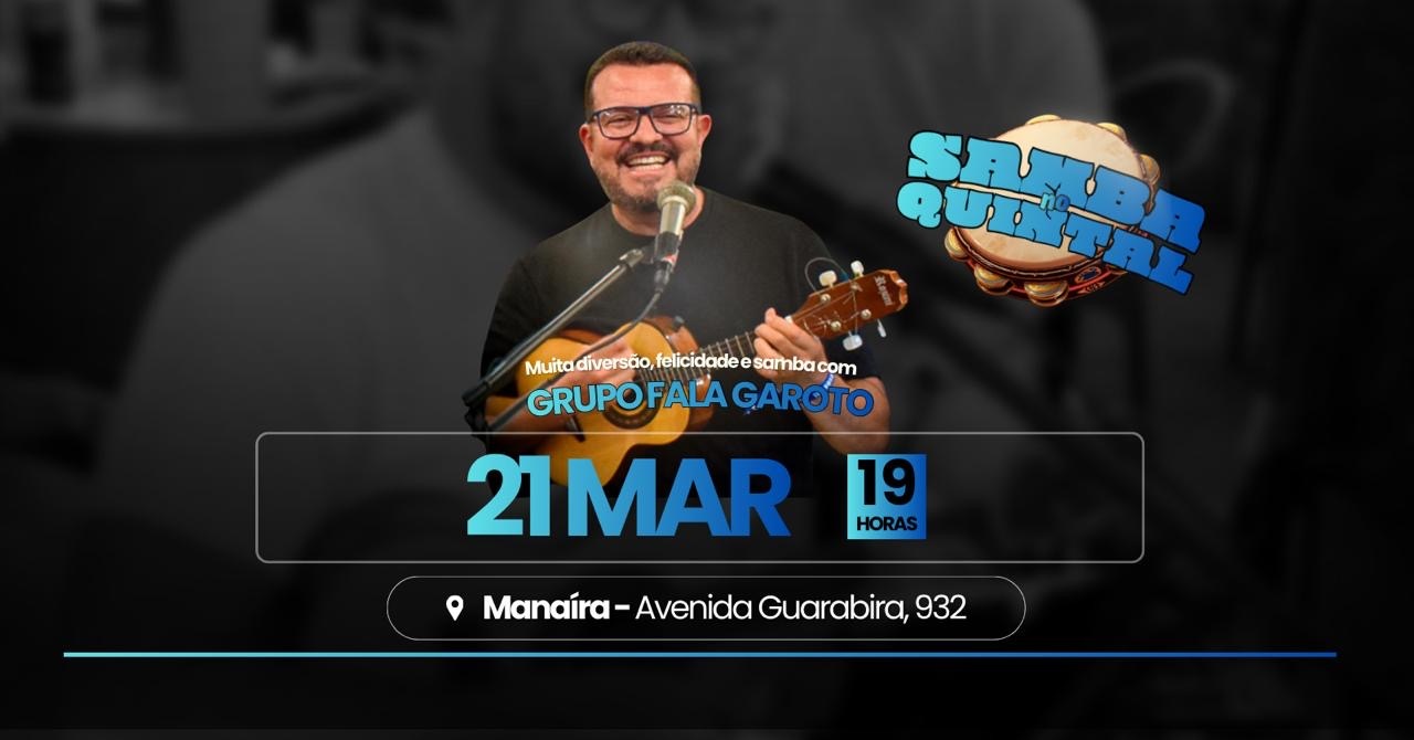 21/03 | Samba no Quintal | Container 932 - João Pessoa, PB