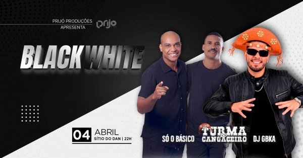 Imagem do evento Prijó Black/White