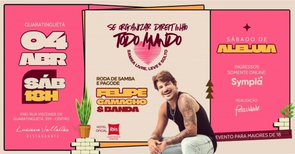 Imagem do evento Se organizar direitinho TODO MUNDO AMA - SÁBADO DE ALELUIA