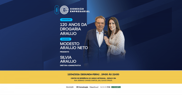 Imagem do evento CONEXÃO EMPRESARIAL CONVIDA MODESTO ARAUJO NETO e SILVIA ARAUJO