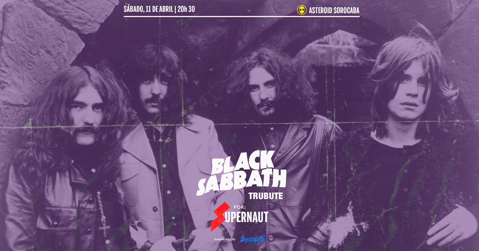 [show] 20h30: Supernaut BLACK SABBATH TRIBUTO + Alexia Listening Party + After party - Sorocaba, SP
