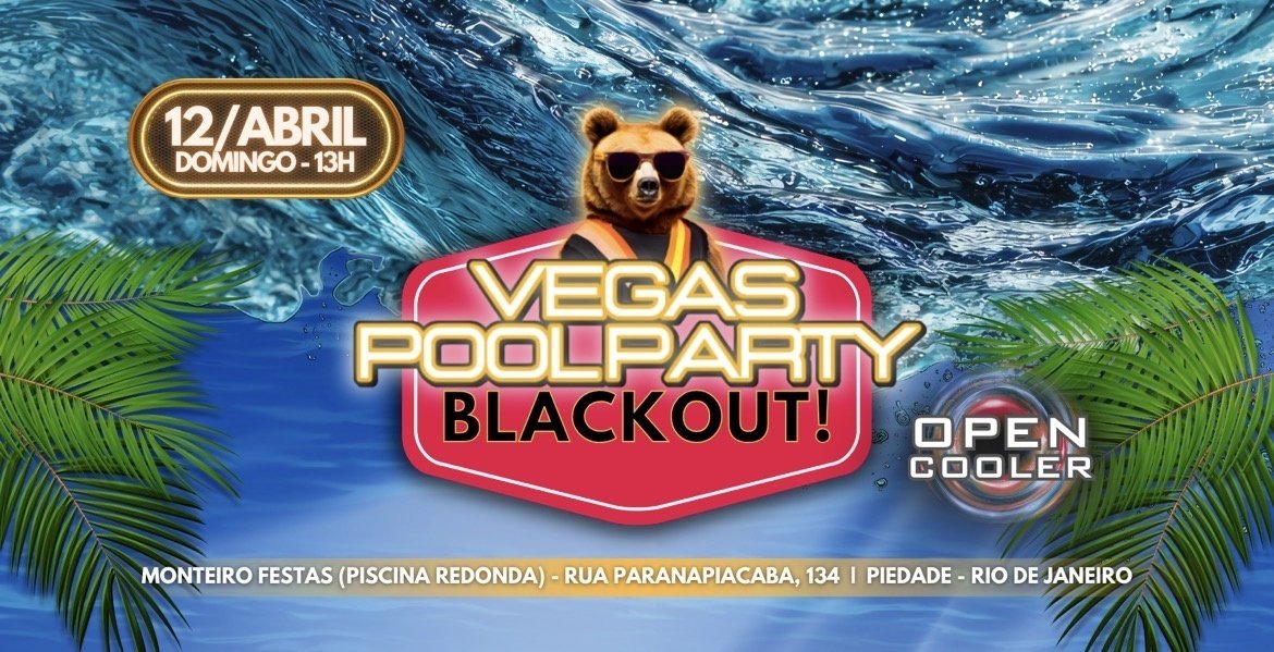 VEGAS POOL PARTY - BLACKOUT (OPEN COOLER)