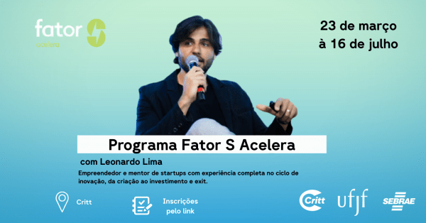 Imagem do evento Workshops Fator S Acelera