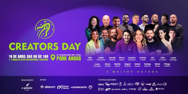 Imagem do evento Creators Day Franca - Maior evento de criação de conteúdo do interior