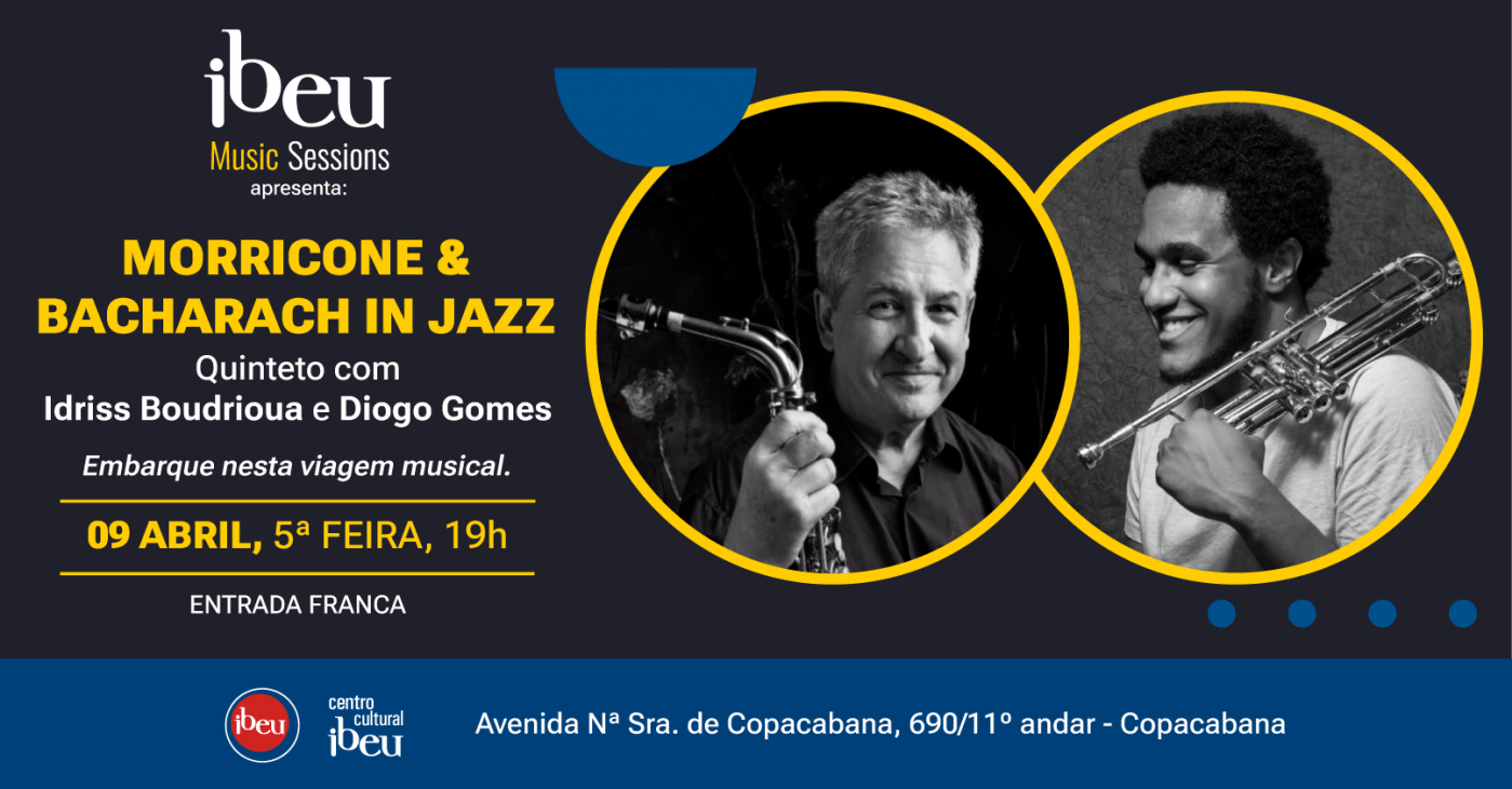 Morricone & Bacharach in Jazz, com Lipe Portinho e Quinteto