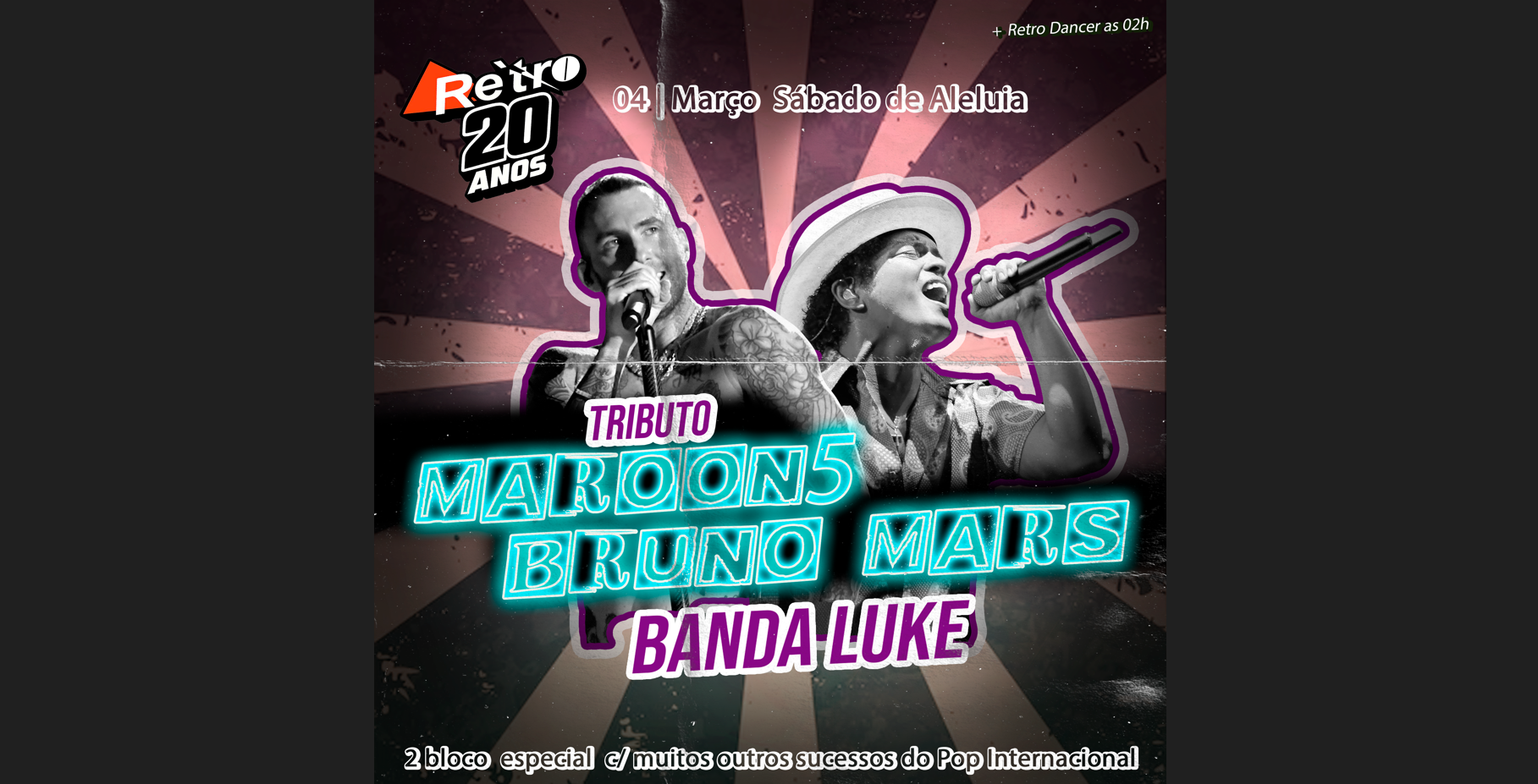 04/Abril * Sábado de Aleluia Especial com a BANDA LUKE -JF  Sucesso de Público - São João Del Rei, MG