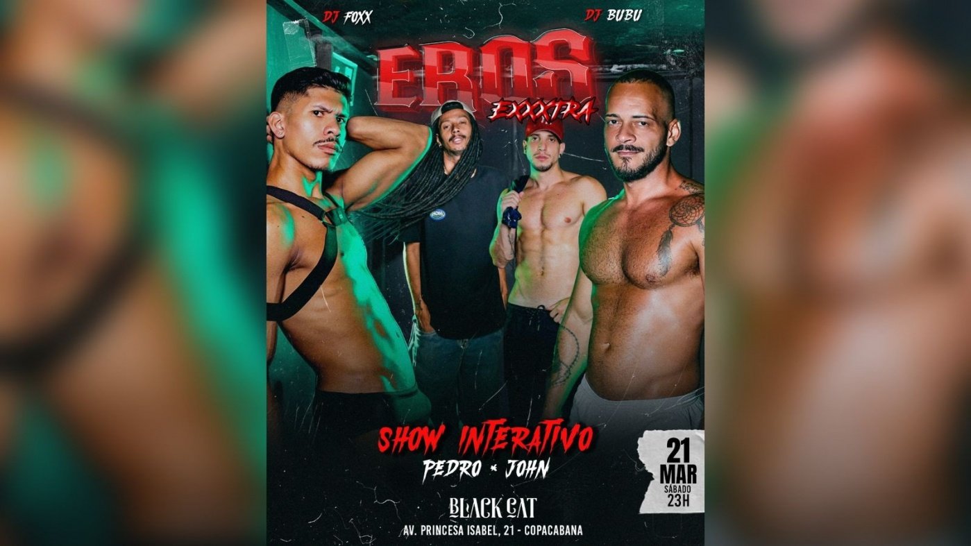 Black Cat: EROS EXXXTRA| Sábado 21 de março - 23h