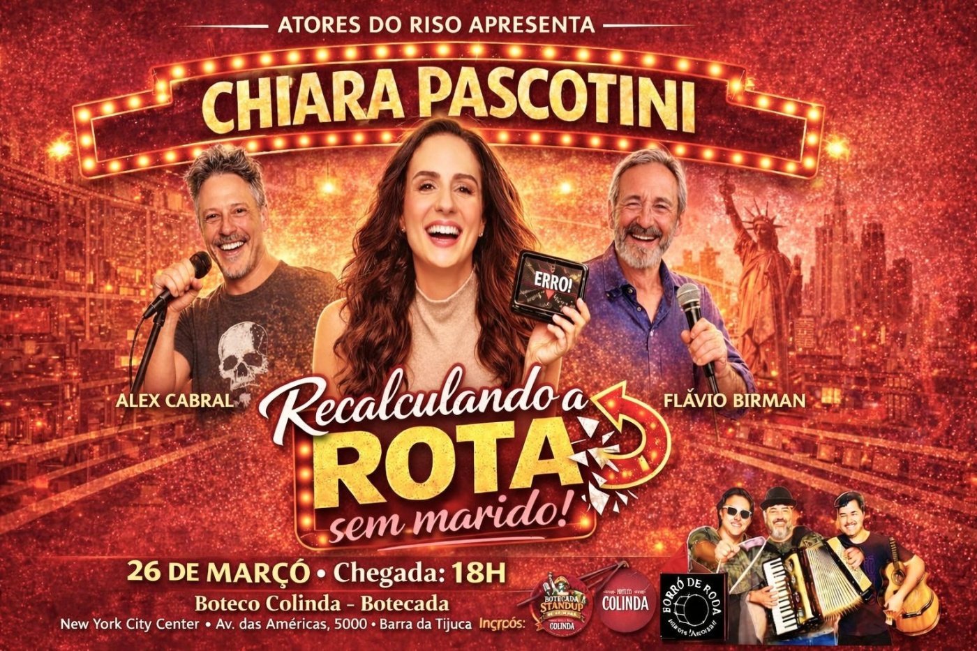 RECALCULANDO A ROTA SEM MARIDO - CHIARA PASCOTINI - ATORES DO RISO COLINDA BARRA