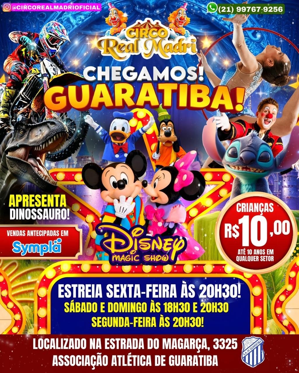 Circo Real Madri|Sábado às 20:30