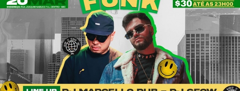 Botanico Sexta: BOTA FUNK com Dj Geow e Dj Marcello Dub em São