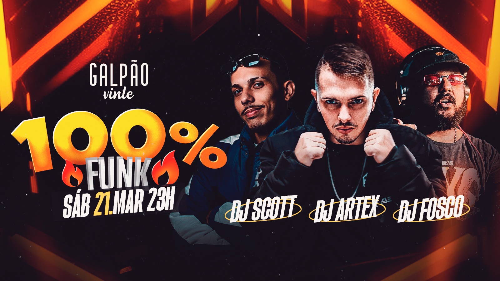 100% FUNK no Galpão 20 - Ribeirão Preto, SP