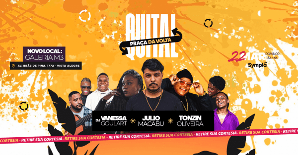 Quintal da Volta |  Júlio Macabu, Tonzinho Oliveira, Dj Vanessa Goulart - @GaleriaM3