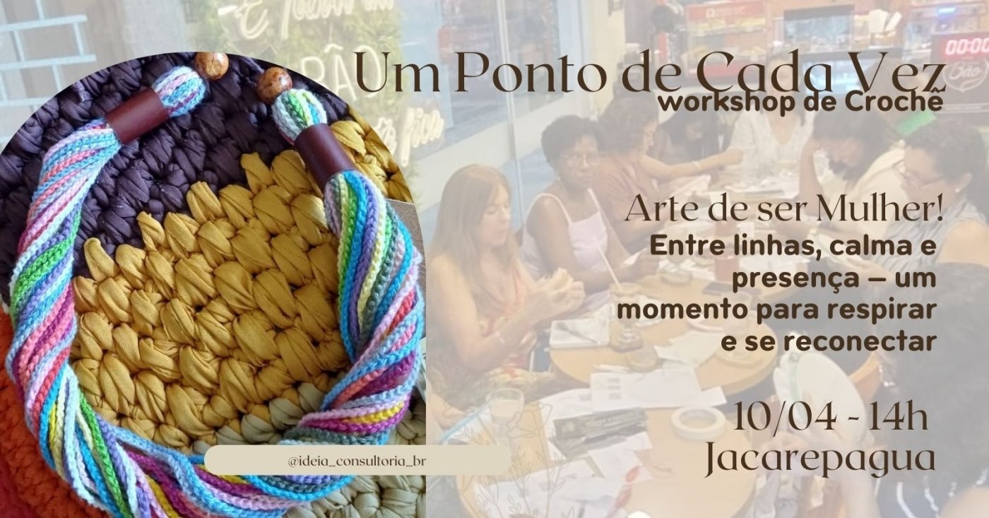 Tarde de Crochê - Um Ponto de Cada Vez #7