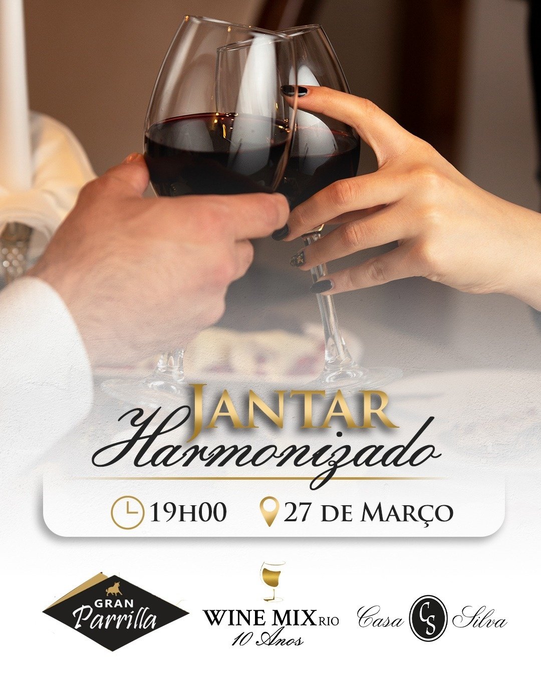 Jantar Harmonizado Vinicola Casa Silva no Restaurante Gramparrilla