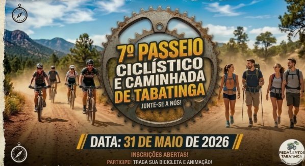 Imagem do evento 7° Passeio Ciclístico e Caminhada de Tabatinga SP