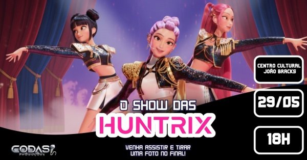 Imagem do evento O Show das Huntrix - Manhuaçu