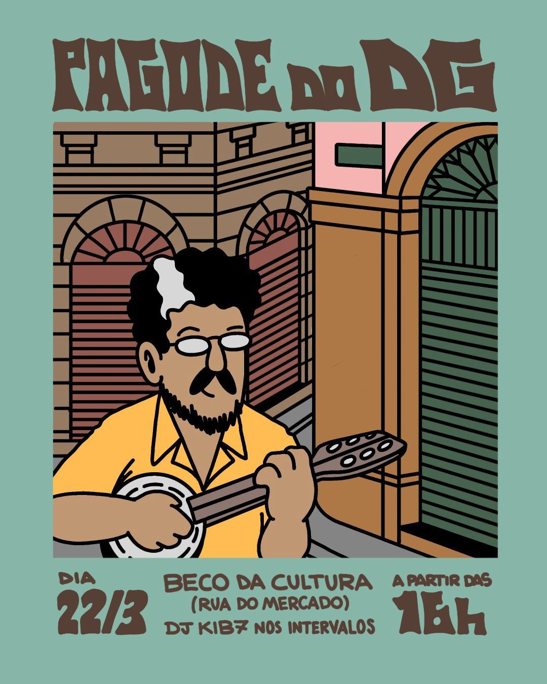 PAGODE DO DG NO BECO DA CULTURA - Rio de Janeiro, RJ