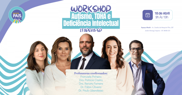 Imagem do evento Workshop Autismo - TDAH - Def. Intelectual - ITAPEVA SP