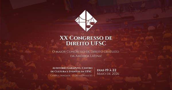 Imagem do evento XX Congresso Direito UFSC (Edição Comemorativa)