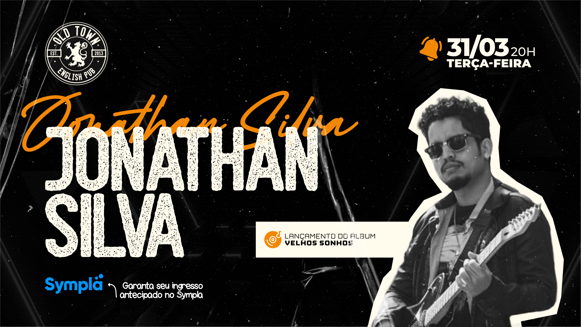 Jonathan Silva - Lançamento do álbum "Velhos Sonhos" no Old Town - Santo André, SP