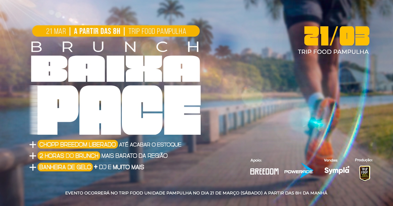 Brunch Baixa Pace no Trip Food Pampulha - Belo Horizonte, MG