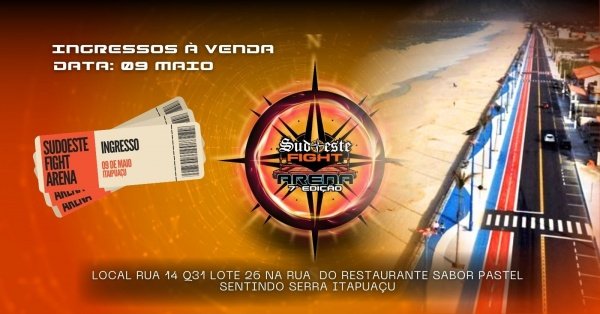 Imagem do evento Sudoeste Fight Arena - 7ª Edição