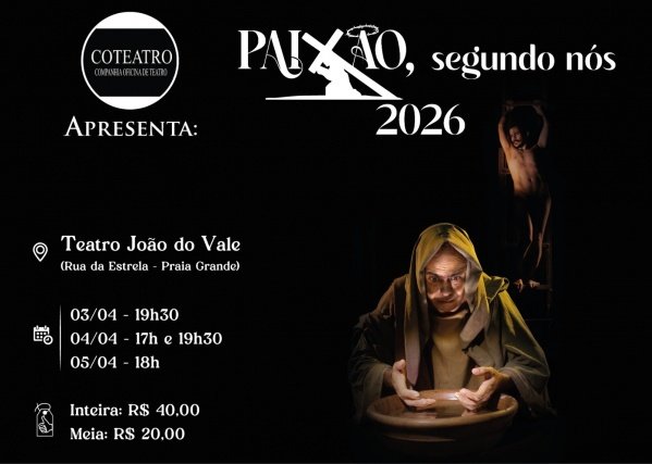 Imagem do evento PAIXÃO SEGUNDO NÓS - 3º DIA (18H) ENCERRAMENTO