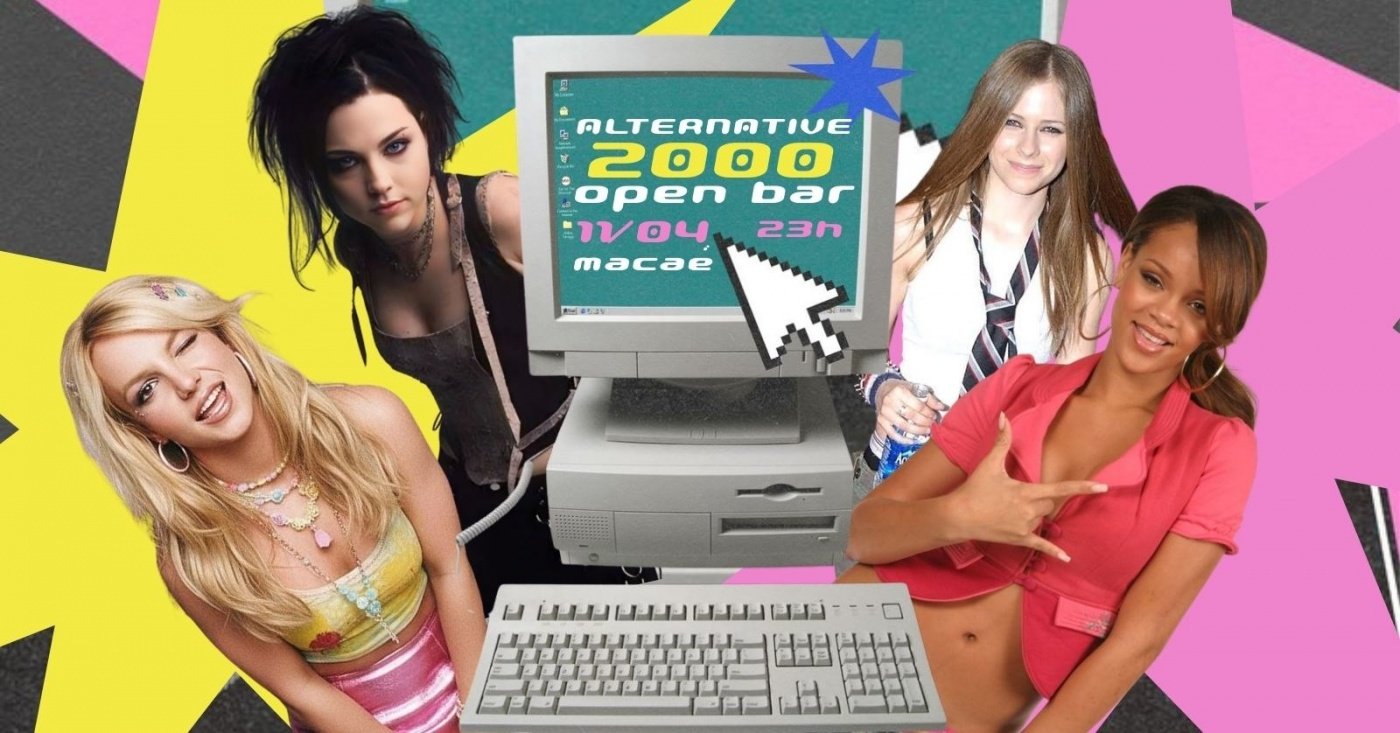 ALTERNATIVE ANOS 2000 - OPEN BAR - MACAÉ