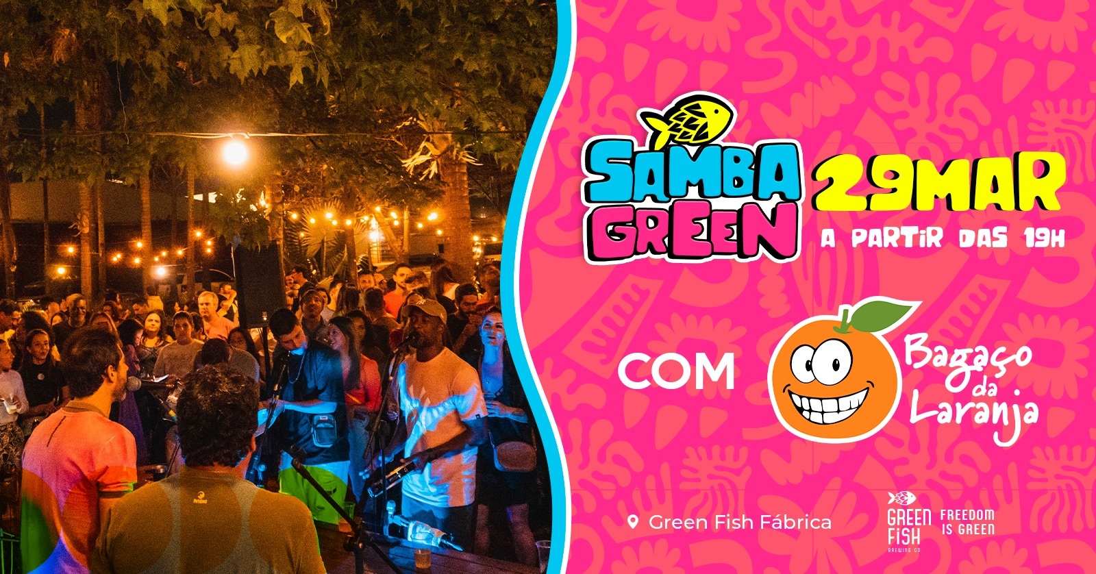 Bagaço da Laranja - Samba Green - Piracicaba, SP