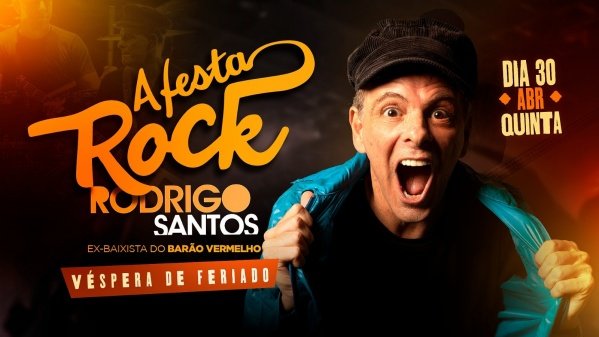 Imagem do evento Rodrigo Santos - Festa Rock!