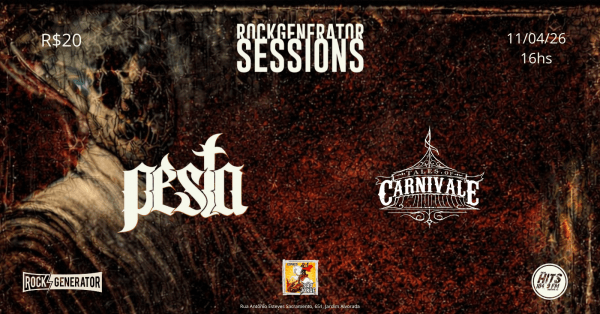 Imagem do evento Rock Generator Sessions; Pesta (BH) + Tales of Carnivale (OP)