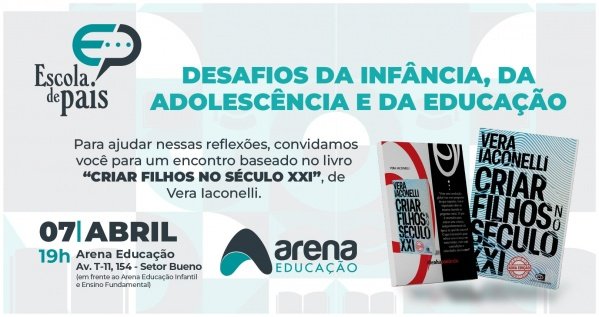 Imagem do evento Escola de Pais - Desafios da Infância, da Adolescência e da Educação