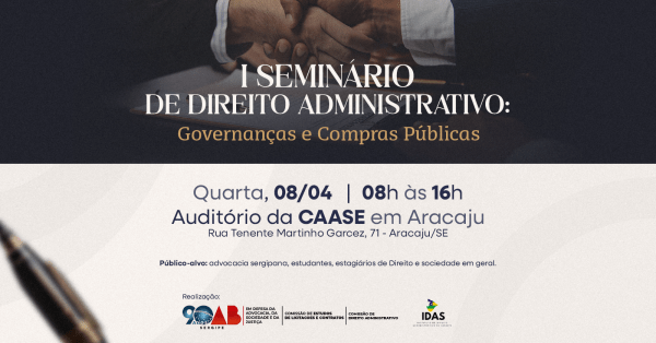 Imagem do evento I Seminário de Direito Administrativo: Governança e Compras Públicas