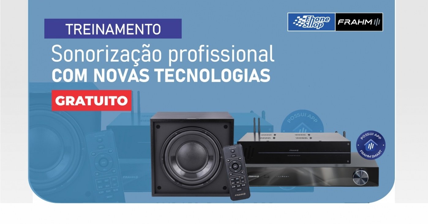 CURSO DE SONORIZAÇÃO PROFISSIONAL COM APP E NOVAS TECNOLOGIAS