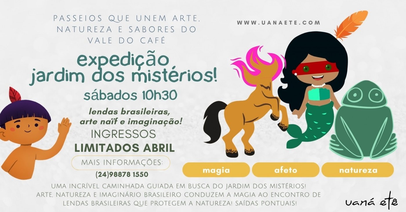 EXPEDIÇÃO JARDIM DOS MISTÉRIOS - 11 DE ABRIL 2026