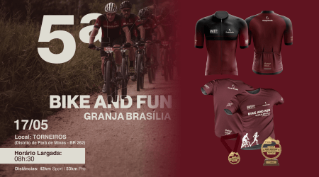 Imagem do evento 5º BIKE AND RUN GRANJA BRASÍLIA - TORNEIROS ( Distrito de Pará de Minas BR 262 ) 17/05/2026