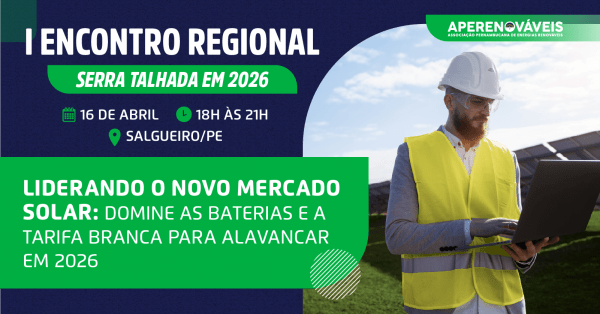 Imagem do evento Liderando o Novo Mercado Solar: Domine as Baterias e a Tarifa Branca para Alavancar em 2026