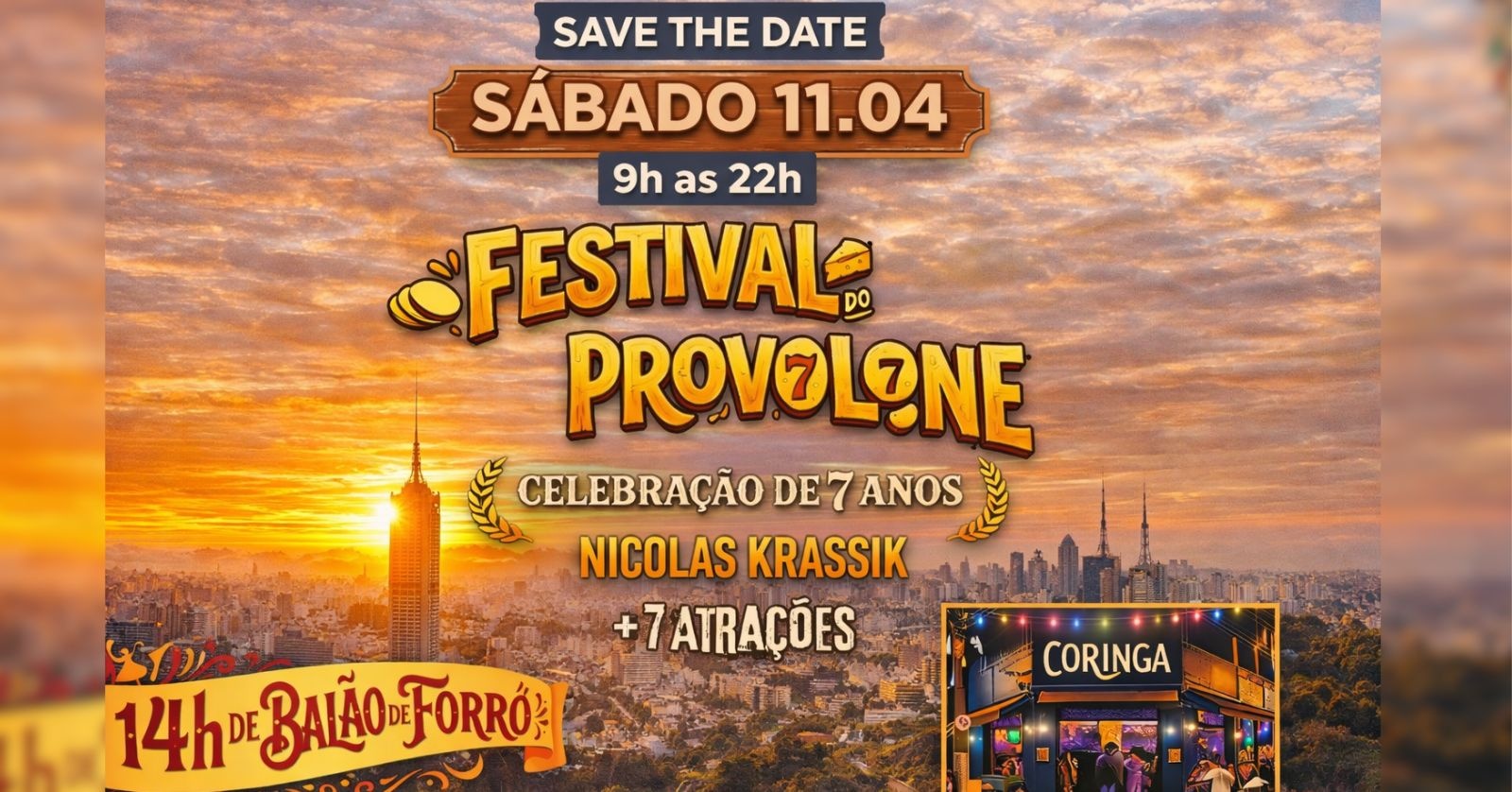 FESTIVAL DO PROVOLONE - CELEBRAÇÃO DE 7 ANOS