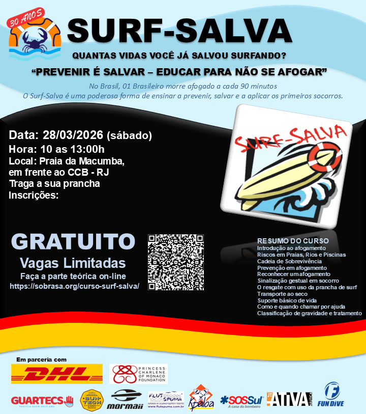 Surf-Salva na Praia da Macumba (CCB) - RJ