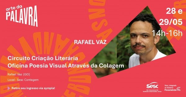Imagem do evento OFICINA Poesia Visual Através da Colagem - ARTE DA PALAVRA 2026 - SESC CONTAGEM