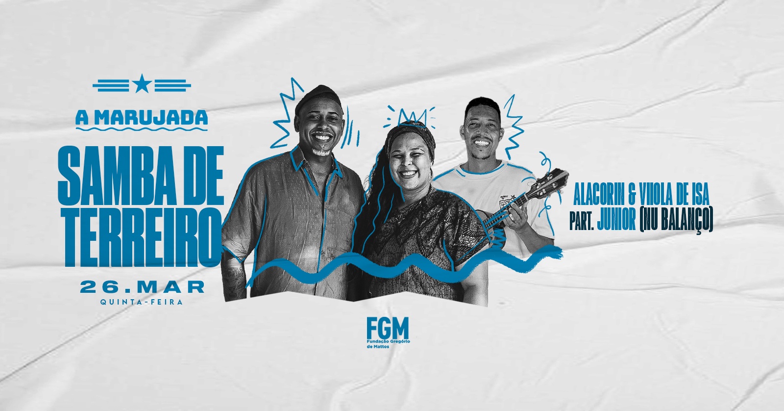 SAMBA DE TERREIRO: Alacorin  & Viola de Isa (26/03) - Salvador, BA