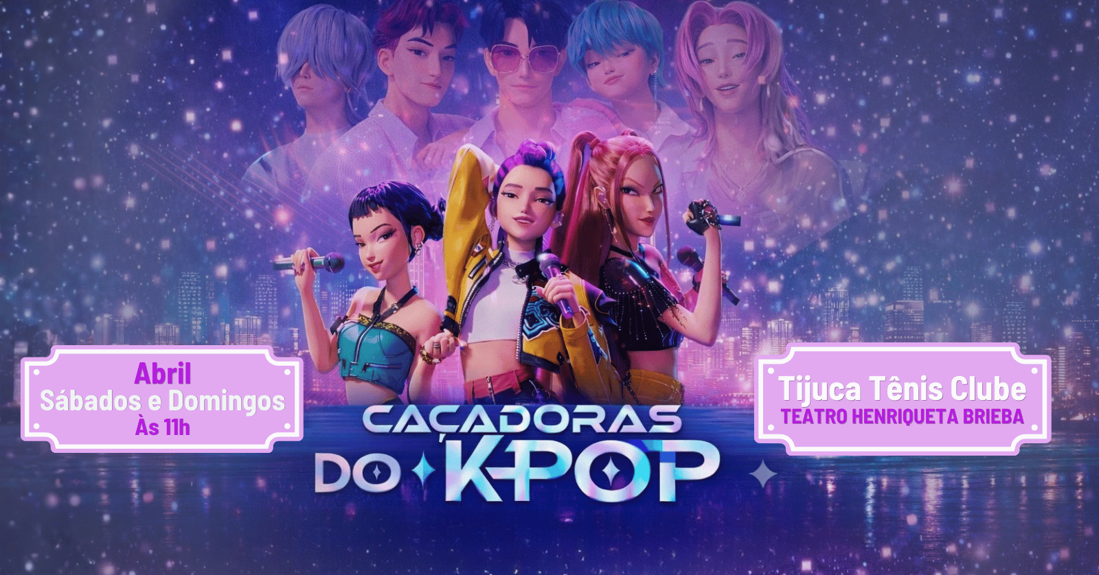 Caçadoras do K-POP no Tijuca Tênis Clube, RJ em Rio de Janeiro