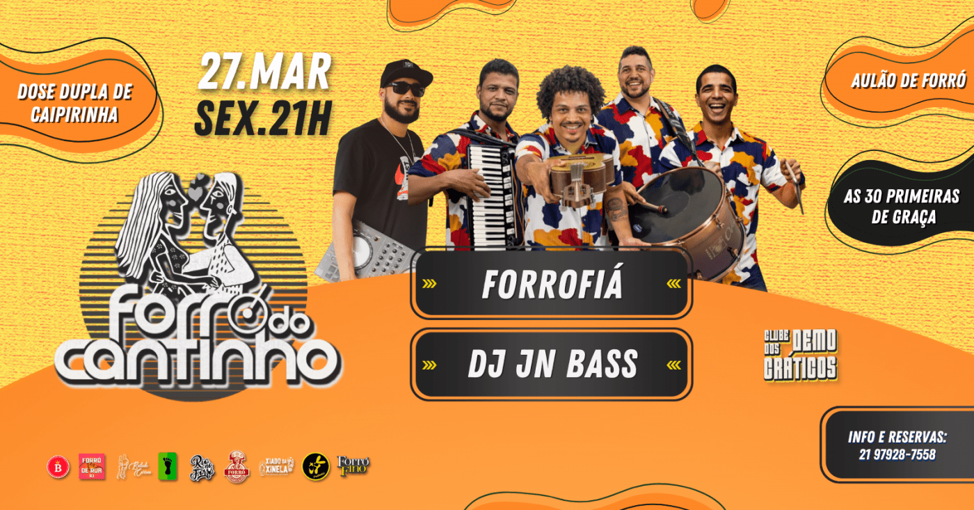 Forró do Cantinho com Forrofiá e convidados