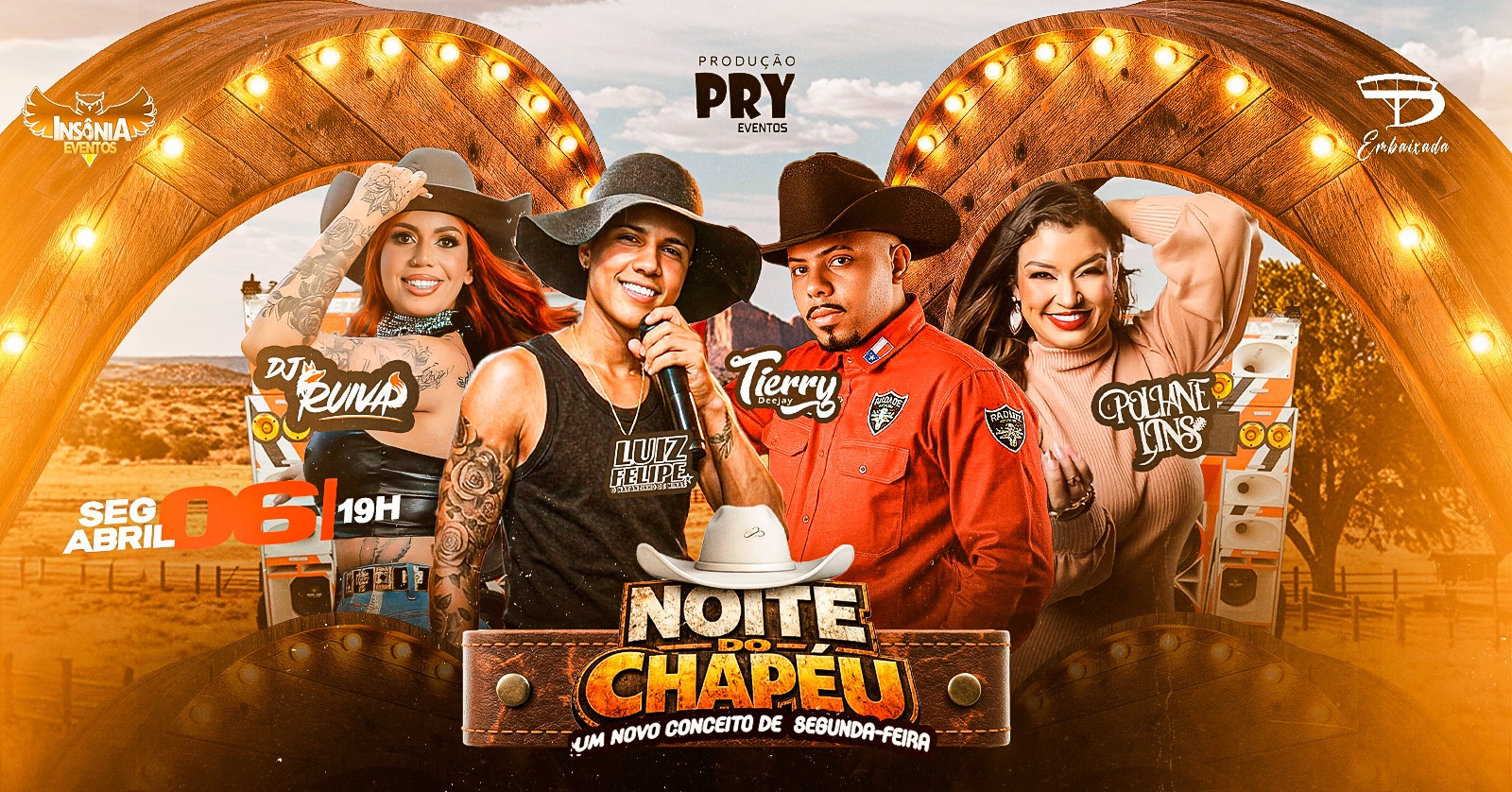 NOITE DO CHAPÉU - Ibirité, MG