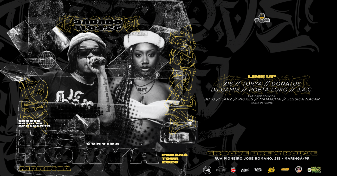 RAP NACIONAL XIS & TORYA em Maringá - Sympla